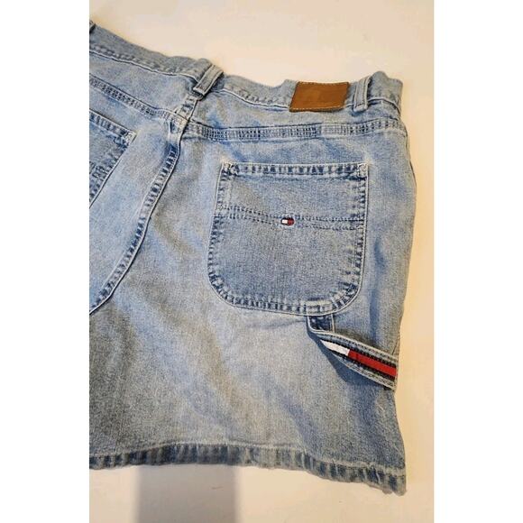 Vintage Y2K Tommy Hilfiger Women’s Sx 16 Demin Jean Shorts 100 Cotton 6 Pocket - Picture 8 of 11